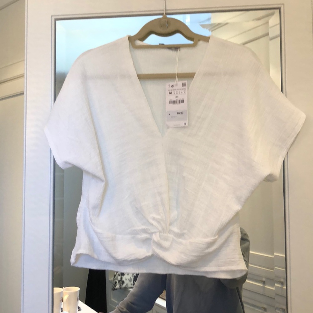 New White Zara Shirt